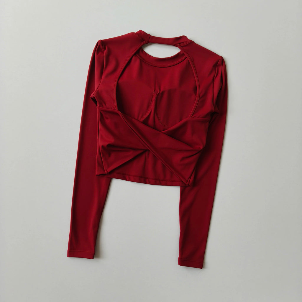 Sexy Short Backless Fixed Chest Pad Sports T-shirt Vest Women's Tight Fitting Quick Drying Slimming Yoga Suit Top Clothing