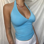 Sexy Off Shoulder Top Ladies 2025 Club Party Outfits Sheath Pure Sleeveless Bare Back Sexi Women Summer Crop Top